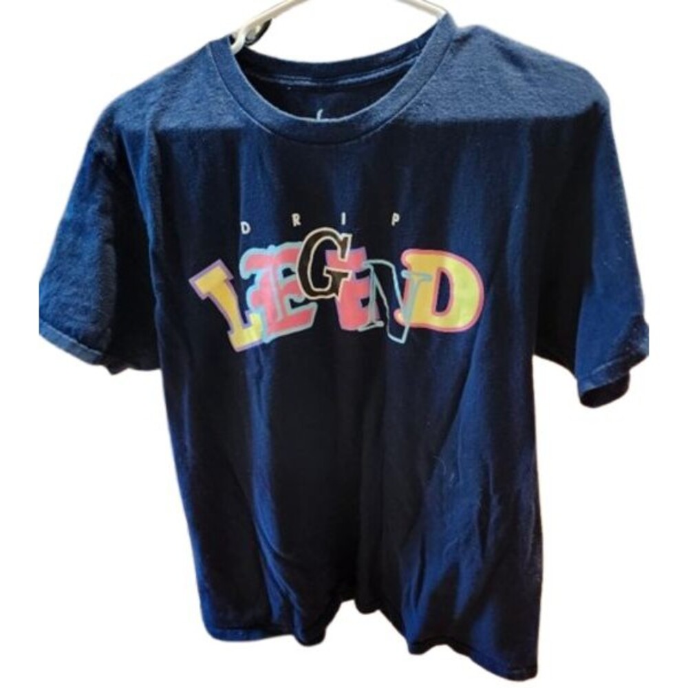 T13  Unisex Vibes  Blue XL T-Shirt With Drip Legend on Front